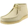 Clarks Clarkstil mænd. 26155520 Wallabee beige ankelstøvler i læder (39), 1-3 cm, Ruskind, Blonder, Casual