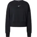 Nike Oversized Nike Sportswear Phoenix Fleece-sweatshirt med rund hals til kvinder - sort