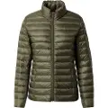 JOTT JOTTtil kvinder. P000WDOW02 Letvægtsdunfrakke Cha green (S), Casual, Grøn, Polyester