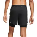 Nike Stride Dri-Fit-hybridløbeshorts til mænd (13 cm) - sort