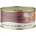 Applaws Økonomipakke: 24 x 70 g Applaws i gelé dåser - Tun & Laks