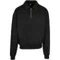 Urban Classics Shirt Collar Halv Lynlås Sweatshirt