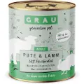 Grau Økonomipakke: 24 x 800 g GRAU Adult kornfri dåser - Kalkun & Lam