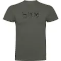 Kruskis Sleep Eat And Ski T-shirt Med Korte ærmer