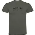 Kruskis Sleep Eat And Trek T-shirt Med Korte ærmer
