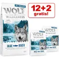 Wolf of Wilderness Adult "Blue River" - Frilandskylling & Laks - Økonomipakke: 2 x 12 kg
