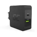 Green Cell Usb-c Usb-a 3.0 Switched Strømforsyning 45w