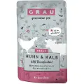 Grau Økonomipakke: 32 x 125 g GRAU Adult kornfri portionsposer - Kylling & Kalv