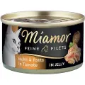 Miamor Fine Fileter 6 x 100 g - Kylling & Nudler i gelé