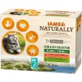 IAMS Naturally Senior Land & Sea Collection vådfoder til katte (12x85g)