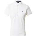 Ralph Lauren Polo Ralph Laurentil kvinder. 211870245001 Polo Julie Slim kortærmet hvid (XS), Casual, Bomuld, Korte ærmer