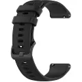 24hShop Silikonearmbånd til Garmin Vivoactive 4S - svart