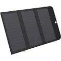 Sandberg Solcelleoplader 21w 2xusb + Usb-c 10000mah Sort