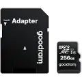 Goodram Micro Sd M1aa Cl10 Uhs-i 256gb Hukommelseskort Med Adapter