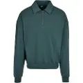 Urban Classics Shirt Collar Halv Lynlås Sweatshirt