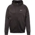 Nike Therma FIT-fitnessoverdel med lynlås til mænd - sort