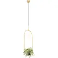 QAZQA Art Deco Pendellampe guld med hvidt glas - Isabella