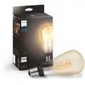 Philips Hue White Ambiance Filament ST72 E27 Stor Edison - 1-Pak