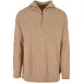 Urban Classics Oversized Knitted Halv Lynlås Sweater