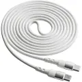 Akyga Ladekabel USB-C - USB-C 60W 1,8m - Hvid