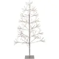 Star Trading - Dekorationstræ Flower Tree 120 cm - Sølvfarvet - Dekorativ julebelysning - - Homeroom