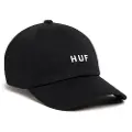 HUF Essentials OG Logo CV 6 Panel Kasket sort