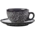 Maxwell & Williams - Kop og underkop Caviar 250 ml - Flerfarvet - Kopper & krus - - Homeroom