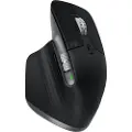 Logitech MX Master 3S for Mac Performance Wireless Mouse - Space Grey - Ergonomisk mus - Laser - 7 knapper - Sort