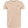 Pepe Jeans Pepe Jeanstil mænd. PM508212 T-shirt Original Basic Basic 3 N brun (S), Casual, Bomuld, Korte ærmer