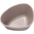 Lind DNA Serveringsskål KURVE 22 cm, varm grå, stentøj, LIND DNA