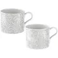 Spode - Mugg Pure Morris 2-pack - Strawberrry Thief & Willow Bough 0.34L - Flerfarvet - Kopper & krus - - Homeroom