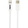 Cirafon Usb-c Til Lightning Hurtigladekabel – Til Iphone/ipad 1m. Hvid
