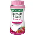Natures Bounty Hair, Skin & Nails Gummies, Mixed Berry - 60 gummies