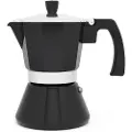 Leopold Vienna Espresso kaffemaskine med komfur TIVOLI 310 ml, sort, Leopold Vienna