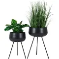 House Nordic - Blomsterkrukker Ardola - Sort - Urtepotteskjulere & vaser - - Homeroom