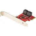 StarTech.com 4p6g-pcie-sata-card Interface-kort/adapter Intern