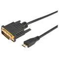 Prokord Hdmi 1.4-kabel 2m. Mini-hdmi Dvi Sort