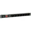 Equip 19´´ Rack-strømskinne Med 7 Udtag Rack-strømskinne Med 8 Udtag 1.8 M
