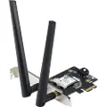 Asus PCE-AX1800 Dual Band PCI-E WiFi 6 (802.11ax). Bluetooth 5.2 WPA3 network security OFDMA and MU-MIMO