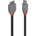 Lindy Anthra Line - USB-C cable - 24 pin USB-C to Micro-USB Type B - 50 cm