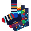 Happy socks Multi-color Gift Set Half Lange Sokker 4 Par