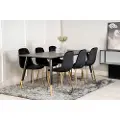 Venture Home - Spisebord Dipp, 180x90 - Sort - Spiseborde - - Homeroom