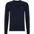 Hugo Boss BOSStil mænd. 50471343 Kanovano navy jumper (L), Casual, Bomuld, Lange ærmer, Blå