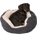 Zooplus Exclusive Hundeseng Cozy Cord - L 81 x B 63 x H 18 cm