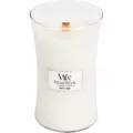 Woodwick White Teak 609g Lys