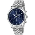 Maserati Epoca 42 Mm Chr Blue Dial Br Ss Ur
