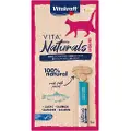 Vitakraft Vita Naturals Liquid kattesnack med laks (5 stk.)