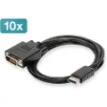 Digitus ASSMANN - video adapter cable - DisplayPort to DVI-D - 2 m