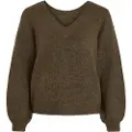 Vila Jamina Rev V-hals Sweater