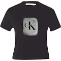 Calvin Klein Jeans Spray Monologo Baby T-shirt Med Korte ærmer